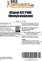 Vitamina B12 Metilcobalamina en Polvo Puro - 100g (3.5 oz) - Materia Prima