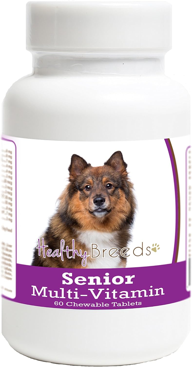 Healthy Breeds Eurasier Senior Dog Multivitamin Tablets 60 Count – Image 1