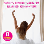 Sunwarrior Liquid Multivitamins for Women – Multivitamínico Líquido para Mujeres con Vitaminas B, D3, Lion's Mane y Ginseng, Sabor Melocotón Mango (30 Dosis)