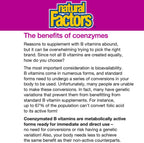 Natural Factors BioCoenzymated Metilfolato 1000 mcg, 60 Comprimidos