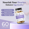 Ovalife Suplemento de Fertilidad para Mujeres - Equilibrio Hormonal y Apoyo Ovárico - 60 Cápsulas - Vitaminas con Folato para la Concepción y Ovulación - 22 Nutrientes Clave