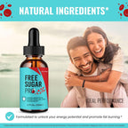 Free Sugar Pro Drops, FreeSugar Pro Blood Formula Support Supplement Liquid Drops - Maximum Strength, FreeSugarPro Health and Wellness All Natural Formula Drops (3 Pack)