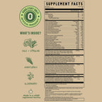 Earth Fed Muscle Greens and Reds Superfoods Blend, Piña Colada – 30 Servicios