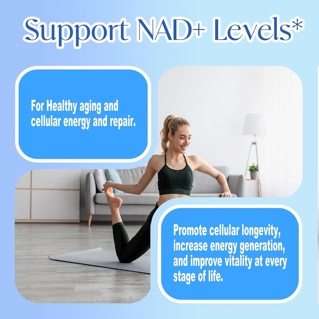 NAD+ Liposomal con Nicotinamida Ribósido, Resveratrol y Quercetina | AuraraNeNourish