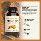 Primal Health Foods Garra de Gato Orgánica 1000 mg 60 Cápsulas | Apoyo Inmunitario, Digestión y Articulaciones | Vegano, Ecológico, Sin OGM y Sin Gluten