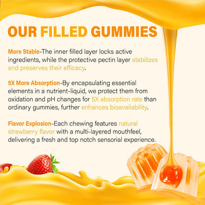 Gominolas de Vitamina C Liposomal 1000 mg con Zinc, Saúco, Vitaminas A y E - Tcemundry – Image 9