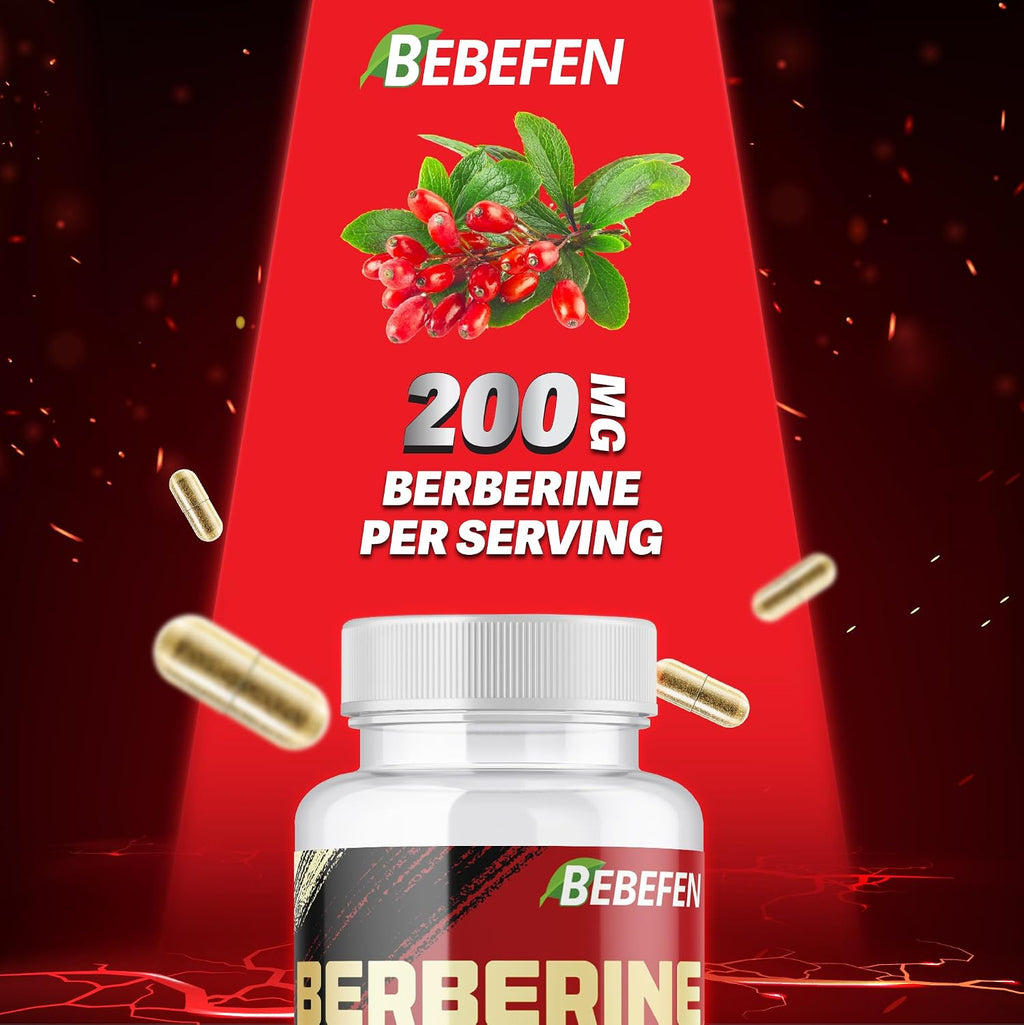 Berberina HCL Suplemento - 60 Cápsulas - No OGM | Sin Gluten