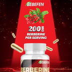 Berberina HCL Suplemento - 60 Cápsulas - No OGM | Sin Gluten