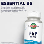 Kal 50 mg B-6 Piridoxal-5-Fosfato Comprimidos, 50 Unidades