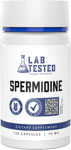 Suplemento de Espermidina 3HCL - 120 Cápsulas de 10 mg - Certificados de Análisis por Lote - Espermidina Trihidrocloruro