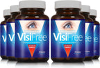 VisiFree Suplemento Ocular para Adultos - Cápsulas de Luteína, Zeaxantina y Astaxantina - 6 Pack