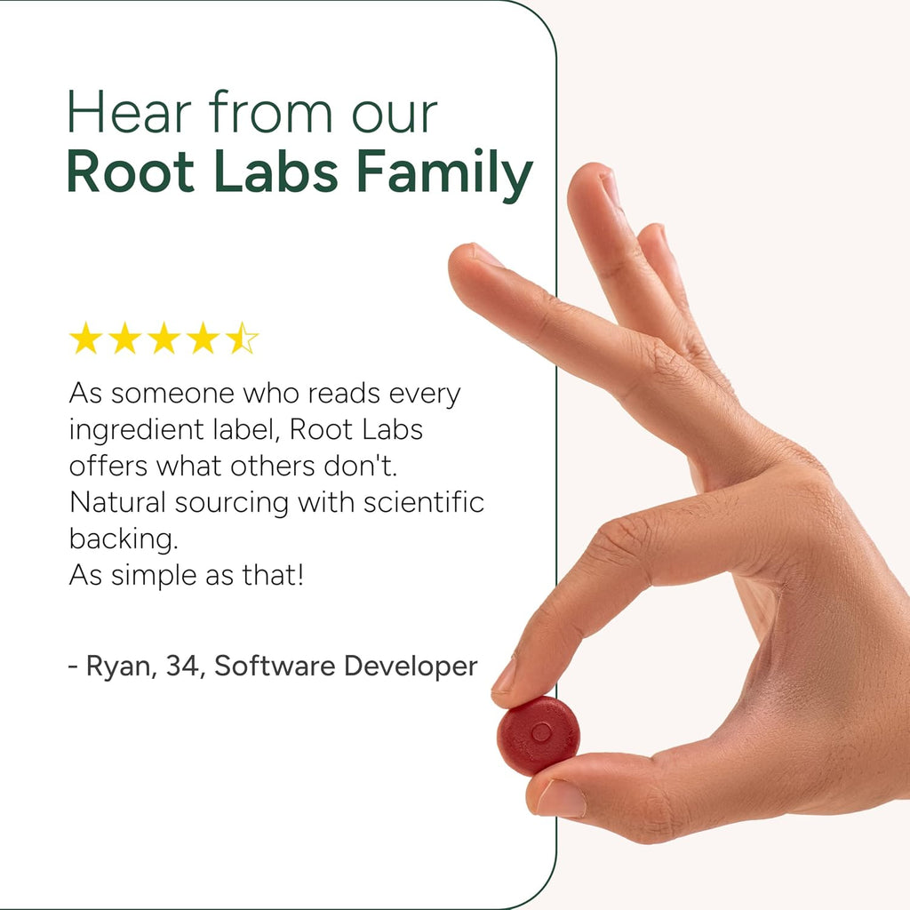 ROOT LABS Sea Moss Gummies con 92+ Minerales, Aceite de Semilla Negra y Ashwagandha KSM 66 | 1600 mg | 120 Gomitas