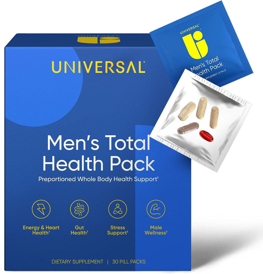 Universal U Men's Total Health Vitamin Packs - 30 Sobres Diarios