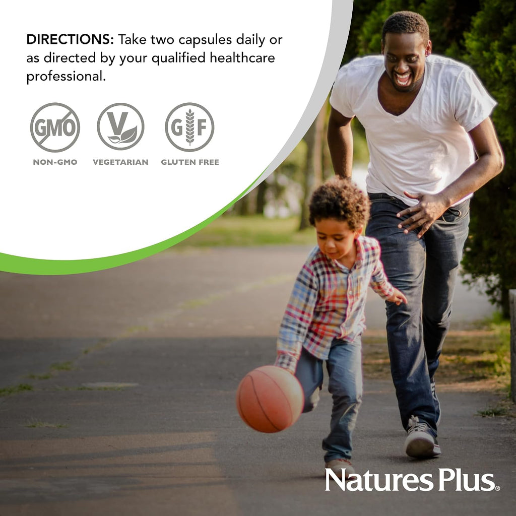 NaturesPlus PRO PharmaGABA 200mg - 60 Cápsulas - Complemento para la Calma y la Relajación