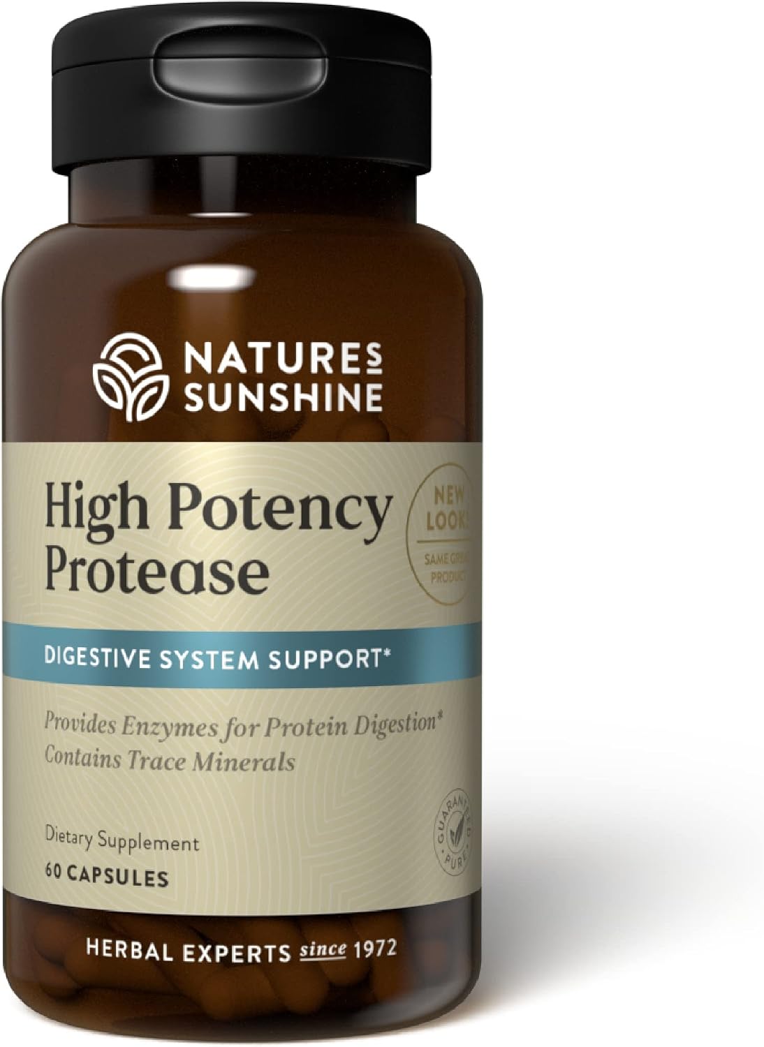 Nature's Sunshine Proteasa de Alta Potencia 60 Cápsulas