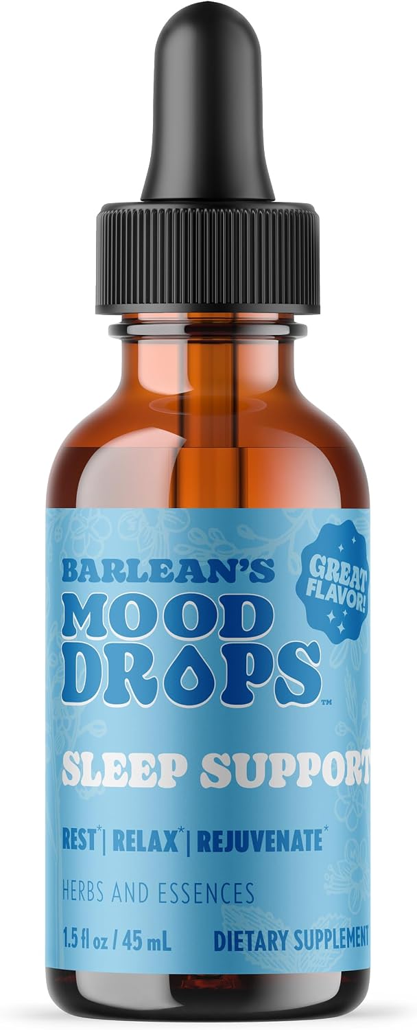 Barlean's Mood Booster Supplement, L-Theanine y Shilajit, Gotas Líquidas para Hombres y Mujeres, 1.5 oz