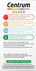 Centrum Silver Multivitamínico para Adultos 50+ - 80 Comprimidos
