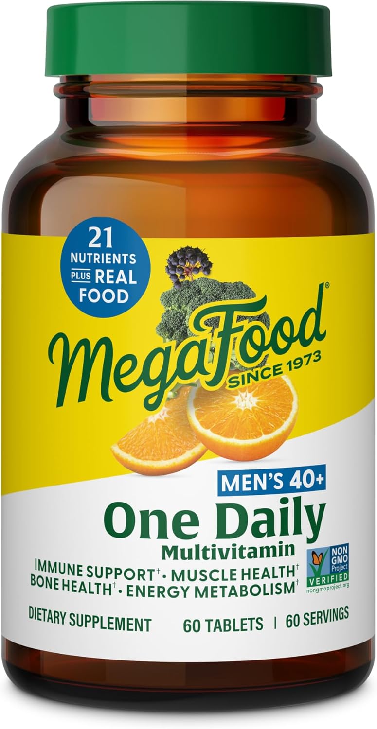 MegaFood Multivitamínico para Hombres 40+ - 60 Comprimidos