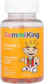 Gummi King Gominolas de Vitamina C, Sabor Naranja, 60 Unidades