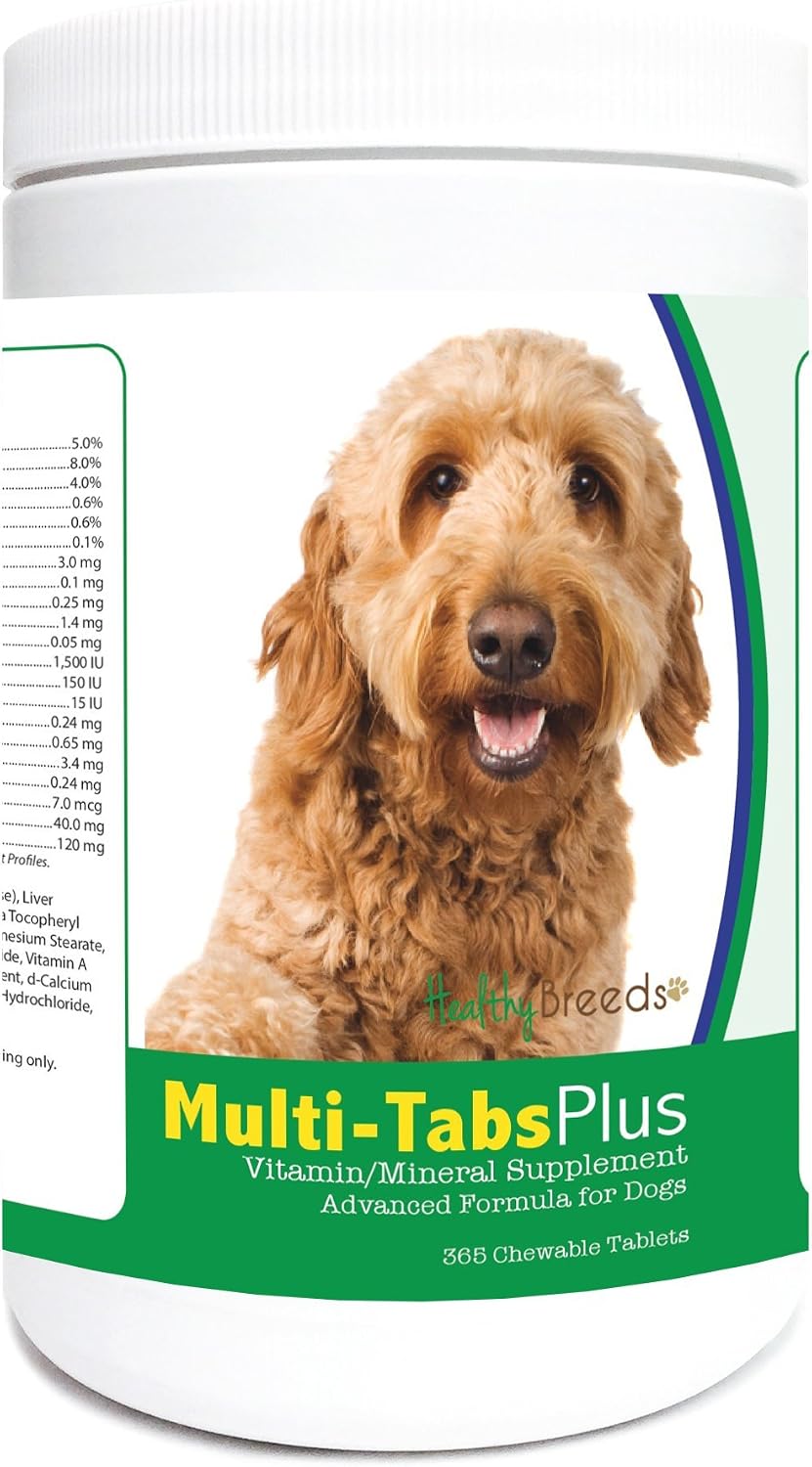 Healthy Breeds Pug Multi-Tabs Plus Comprimidos Masticables, 180 unidades
