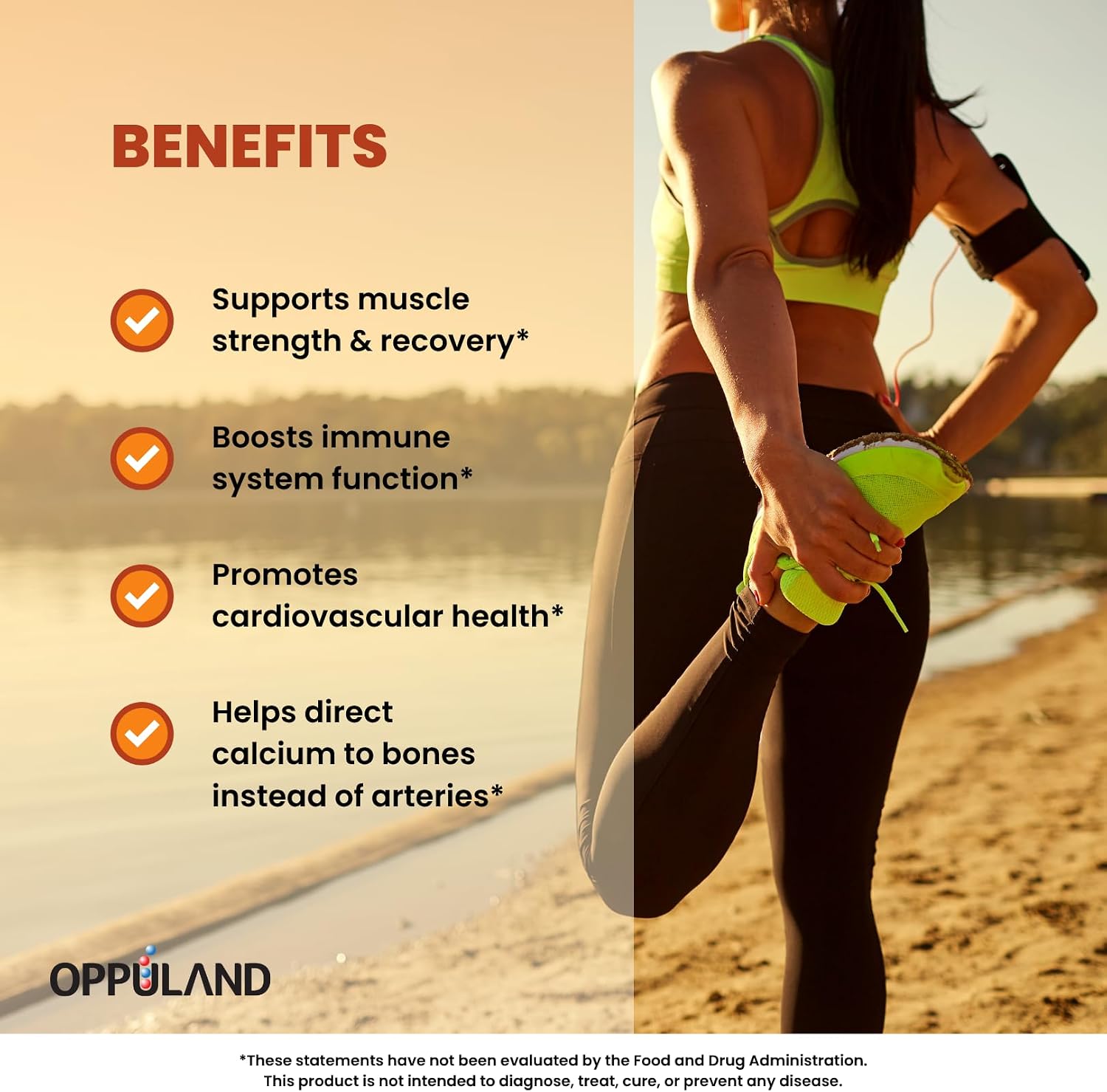 Oppuland Vitamina D3 + K2 5000 UI - Tecnología Liposomal - MK-7 Vitamina K2 100 mcg - Complemento para Huesos y Metabolismo del Calcio - 180 Cápsulas Blandas