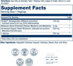 SOLARAY SharpMind Sleep - Fórmula de ayuda para dormir con melatonina de liberación prolongada 3 mg - 30 cápsulas veganas