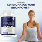 Neurotonix Memory Supplement - 180 Cápsulas (3 Envases) - Fórmula Oficial para Memoria y Concentración