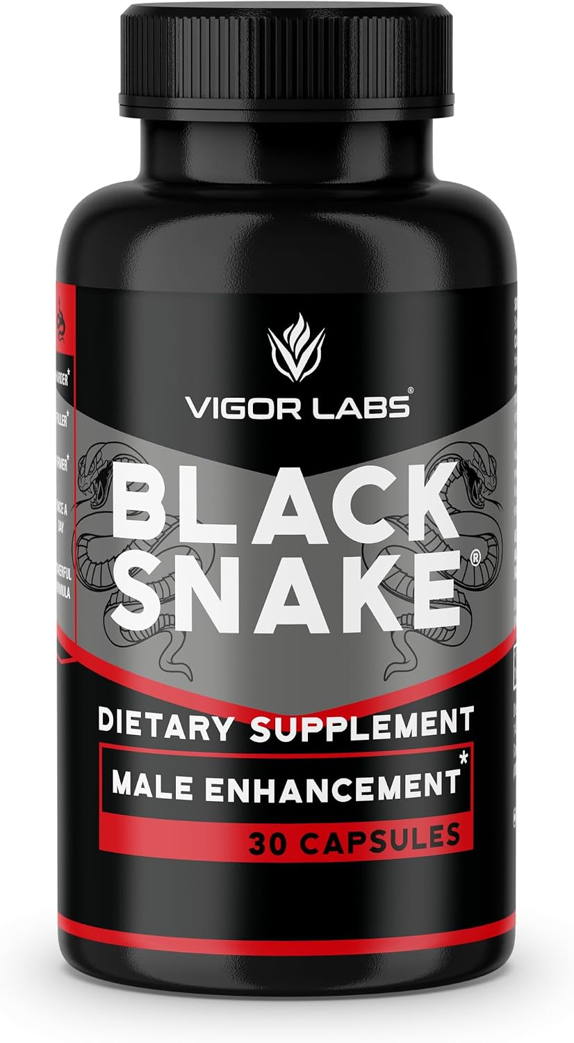 Vigor Labs Black Snake – Male Performance Capsules (30 Capsules)