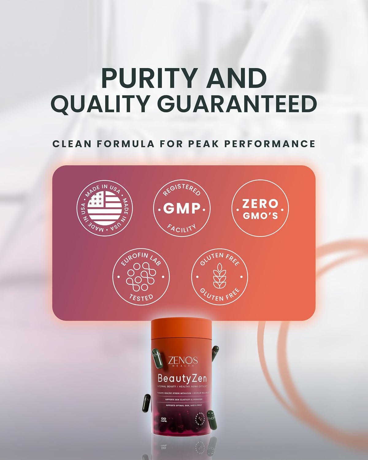 BeautyZen - Suplemento de belleza con biotina, colágeno y queratina