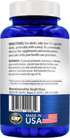 SAM-e 400mg | S-Adenosil-L-Metionina | Suplemento para el Estado de Ánimo y Huesos | 90 Comprimidos
