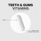 Codeage Teeth & Gums - Multivitamínico para Dientes y Encías con Probióticos Orales - 90 Cápsulas