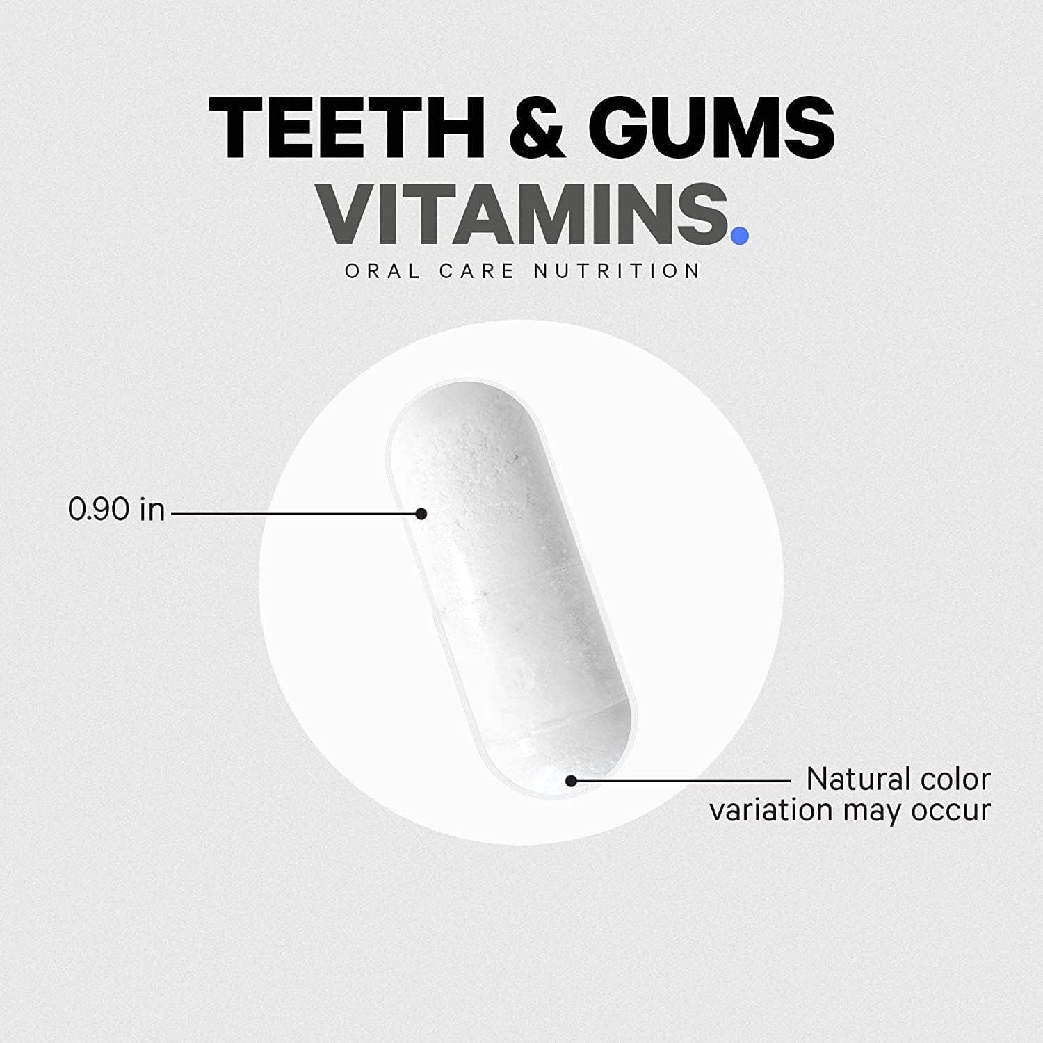 Codeage Teeth & Gums - Multivitamínico para Dientes y Encías con Probióticos Orales - 90 Cápsulas