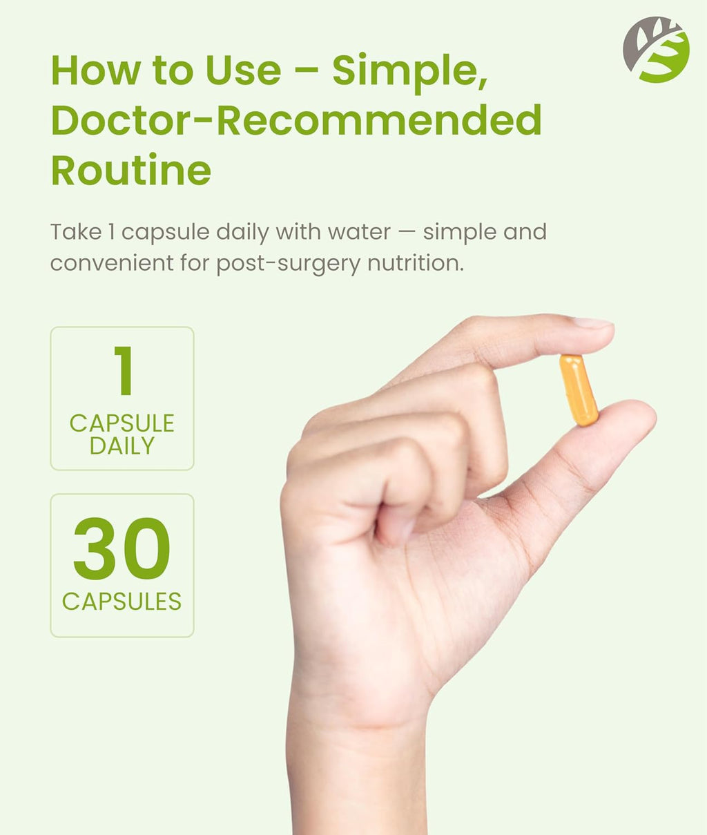 BariSlim Once Daily Multivitamínico Bariátrico con Hierro - 60mg de Hierro - 30 Cápsulas