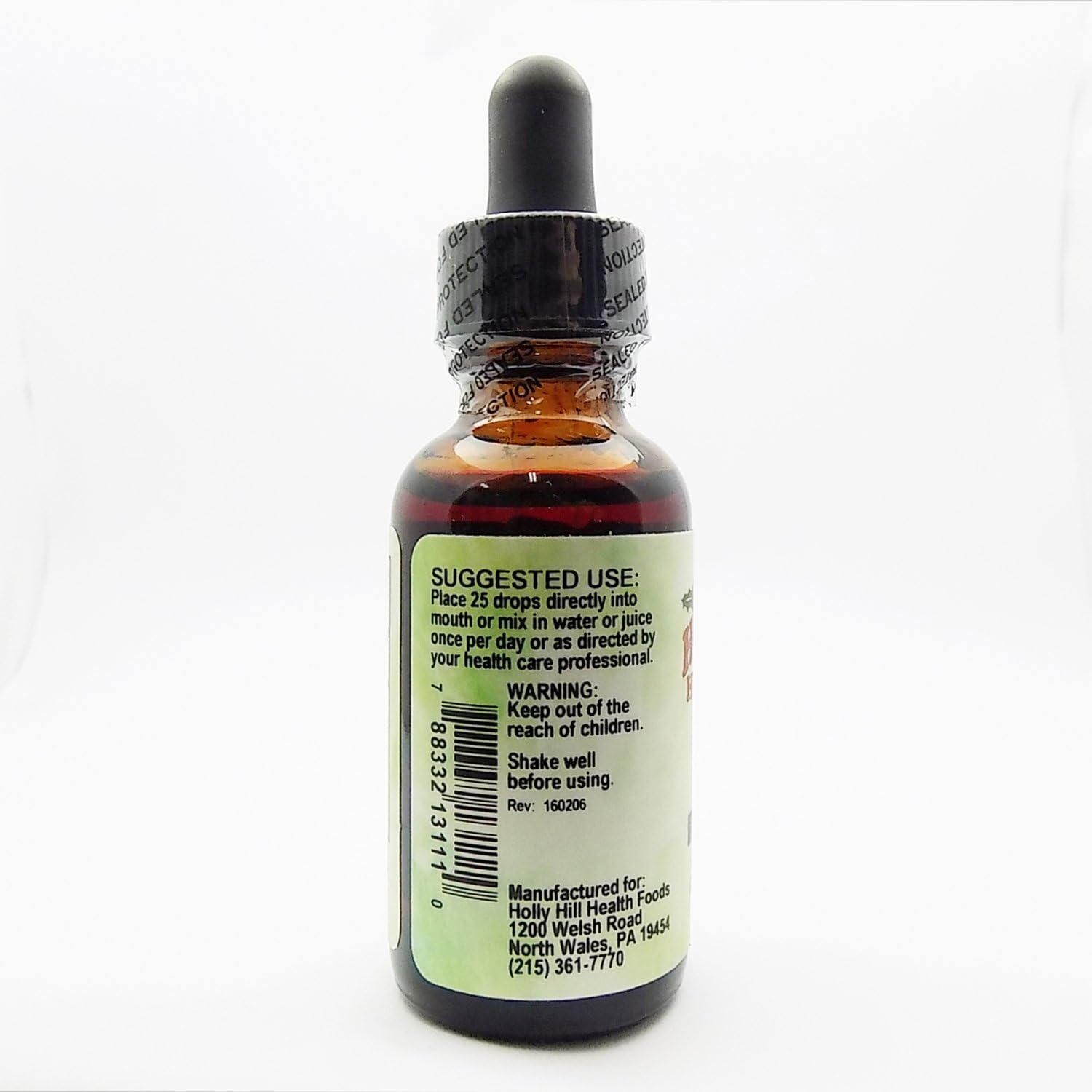 Holly Hill Health Foods, Vitamina B12 1000 mcg de absorción rápida, frambuesa, 30 ml