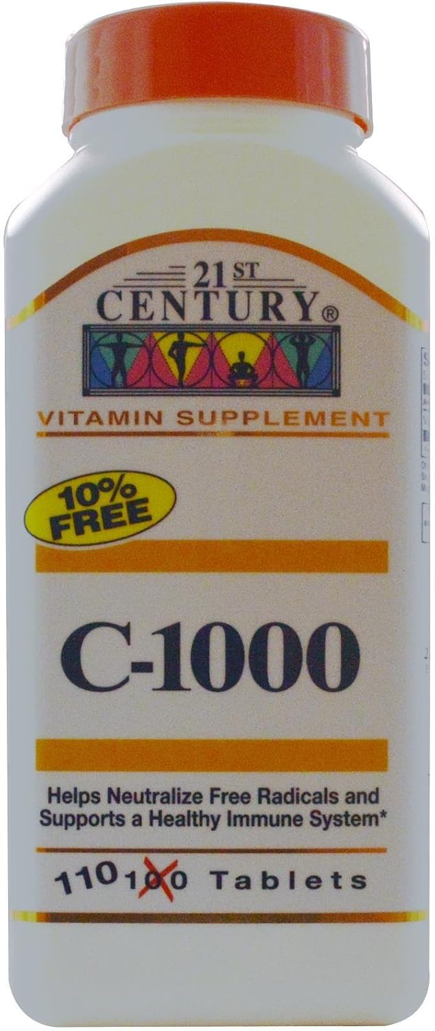 21st Century Vitamina C - 1000 mg, 130 Comprimidos
