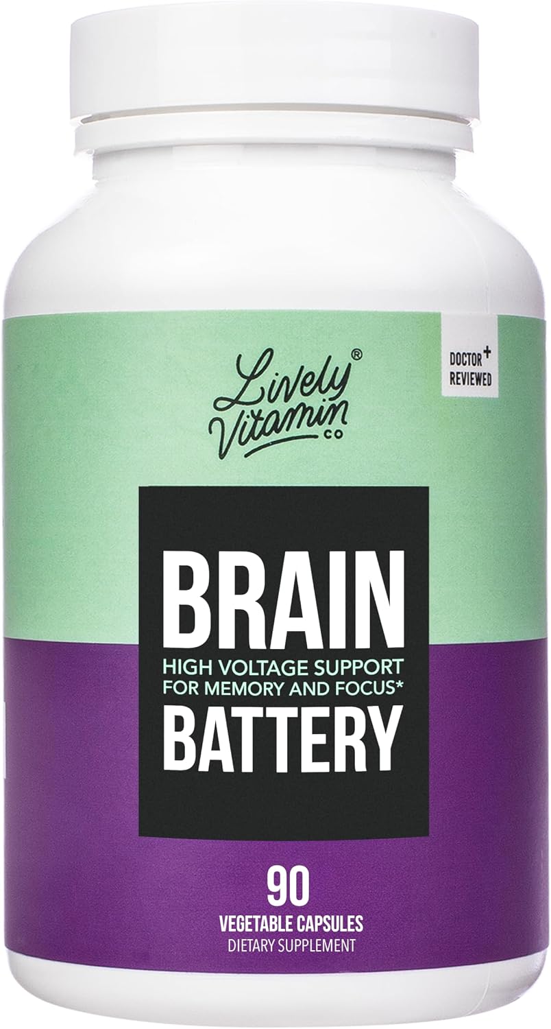 Lively Vitamin Co Brain Battery - 90 Cápsulas