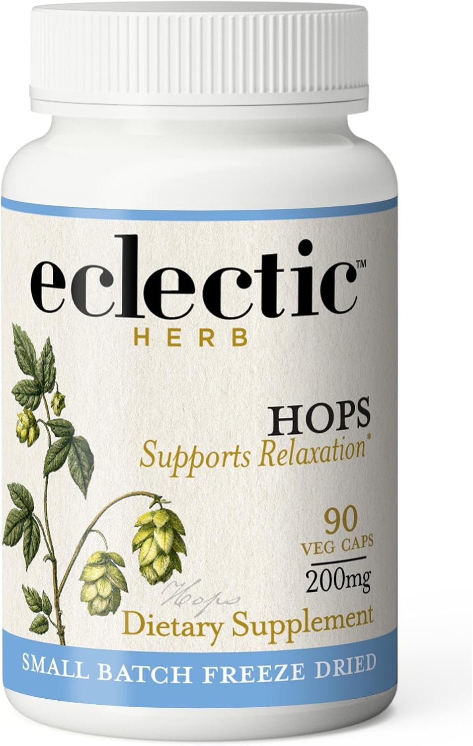 Eclectic Institute Lúpulo Fresco Liofilizado Ecológico 90 Cápsulas (200 mg)