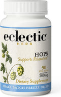 ECLECTIC INSTITUTE Lúpulo Fresco Liofilizado Crudo No Transgénico | 90 Cápsulas (200 mg)