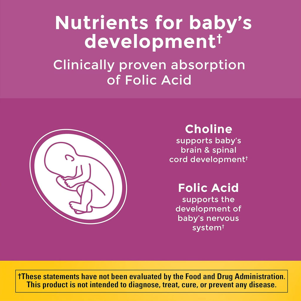 Nature Made Gominolas Prenatales con DHA y Ácido Fólico, 60 Unidades