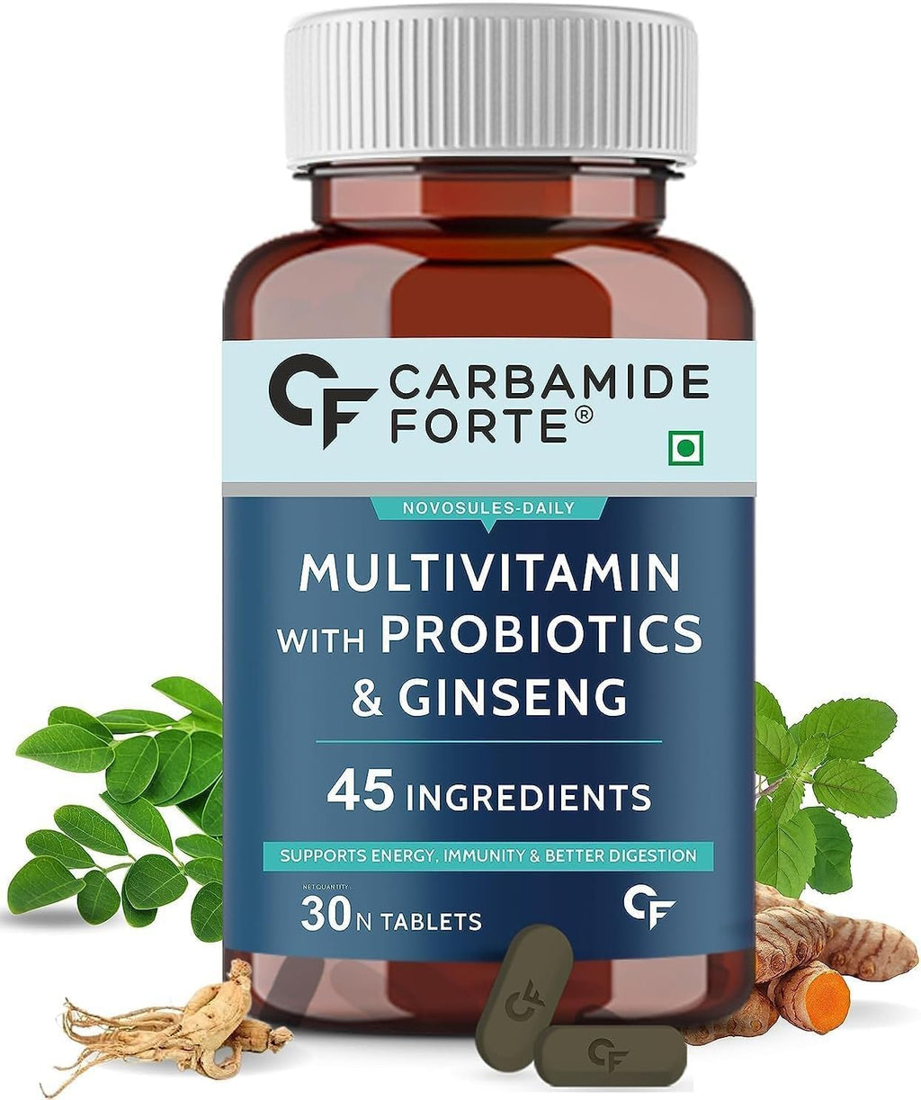 Multivitamínico con Probióticos para Hombres y Mujeres - 30 Comprimidos Vegetales