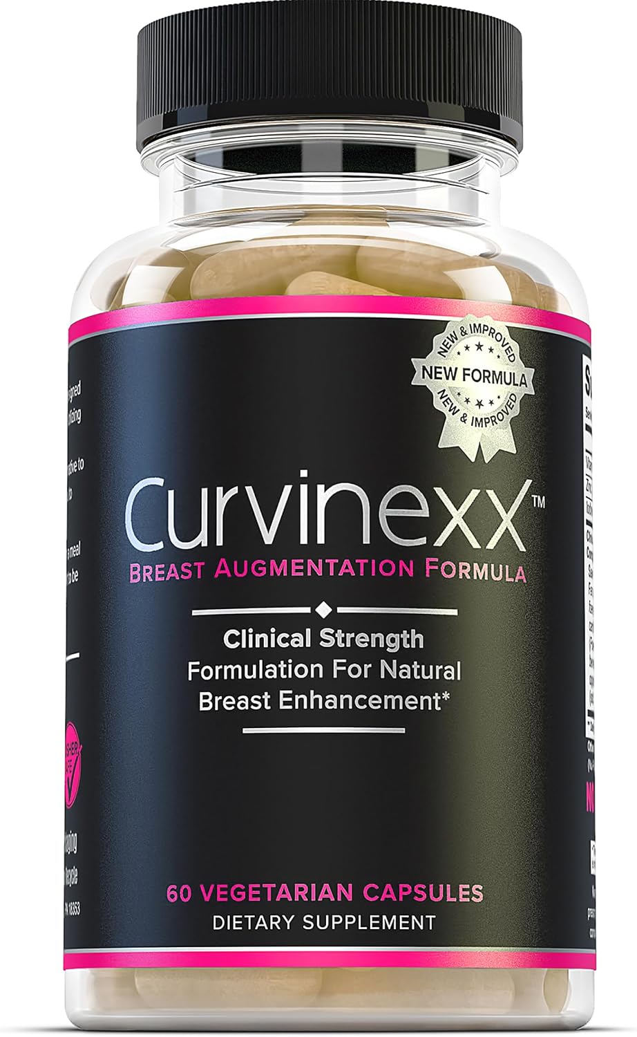 Curvinexx Suplemento Natural para el Realce y Firmeza del Busto (3 Botellas)