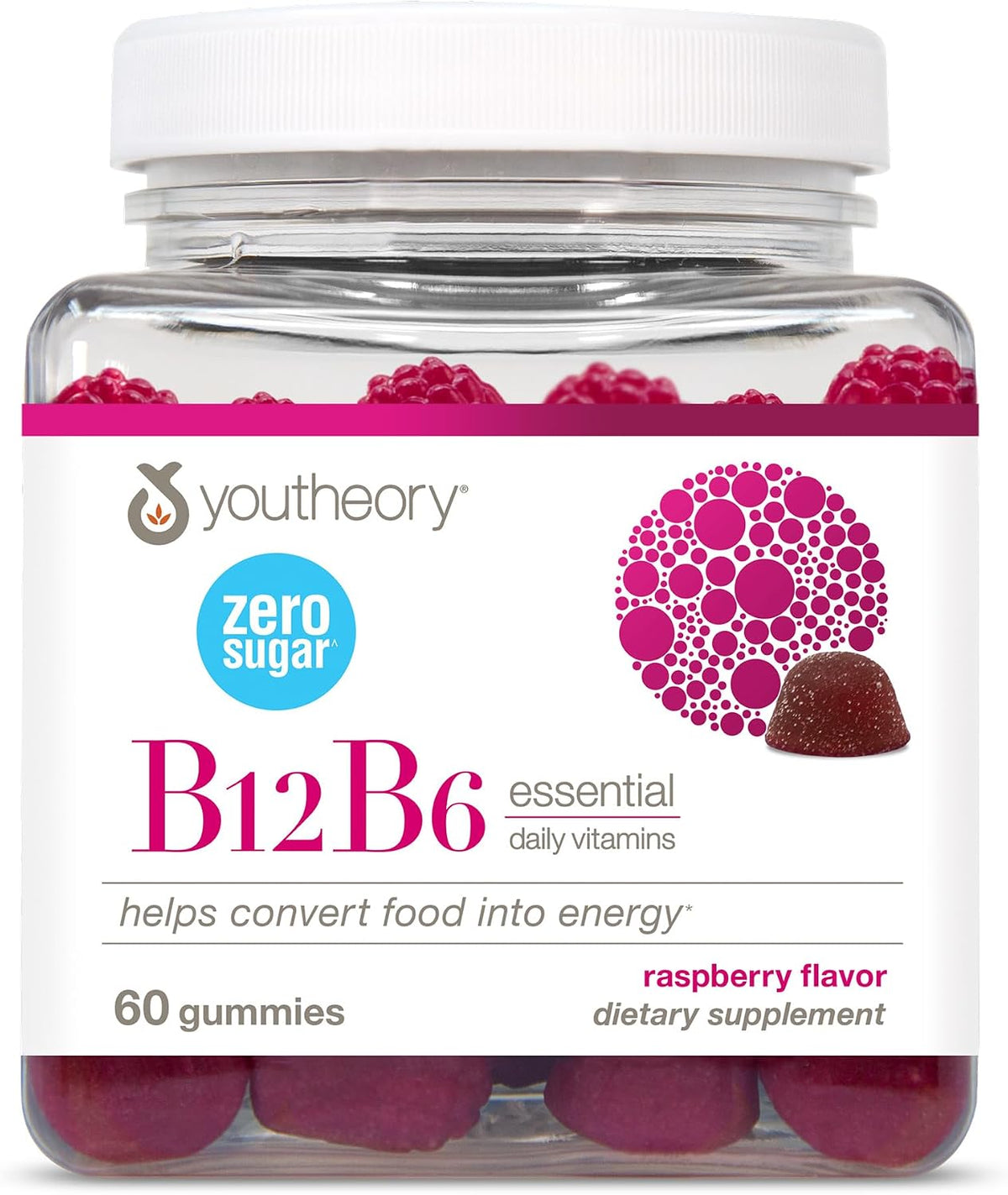Youtheory Vitamina B12 + B6, Complemento – Personas mayores: Con la edad, la absorción de B12 puede disminuir, – Image 10