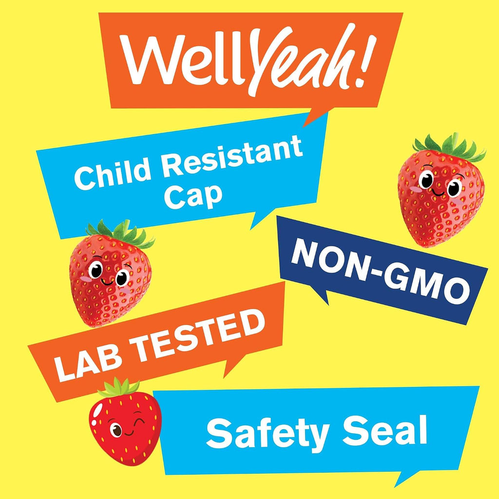 WellYeah Gomitas Vitamina B12 Infantil 1000mcg Sin Azúcar - 60 uds
