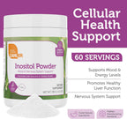 Zahler Inositol en Polvo – Apoyo para el Sistema Nervioso y la Salud Celular – Sin Sabor, 326 g