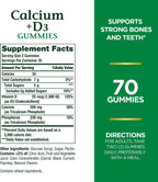 Nature's Bounty Gominolas de Calcio y Vitamina D, 70 unidades