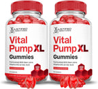 Justified Laboratories Vital Pump XL Performance Gummies 1000mg - Pack de 2 - 120 Gominolas con Vinagre de Manzana, Remolacha, Vitamina B12 y Ácido Fólico - Vegano, Sin Gluten