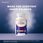 Vitamatic Glicina Suplemento, 2000mg por Dosis, 300 Cápsulas, No-GMO, Sin Gluten