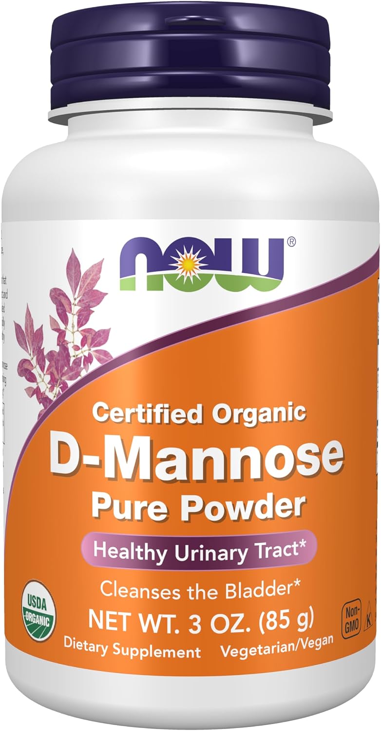 NOW Foods D-Mannose Powder - Natural Urinary Support, 85 g