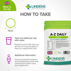 Multivitamínico A-Z Comprimidos diarios 90 Comprimidos de Lindens