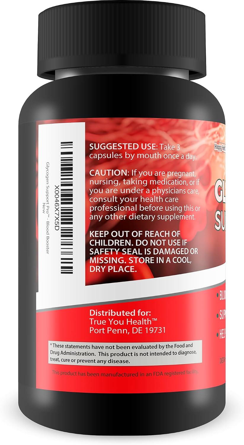 Glycogen Support Pro - Apoyo Sanguíneo y Pancreático con Magnesio, Vitaminas C, D y Zinc